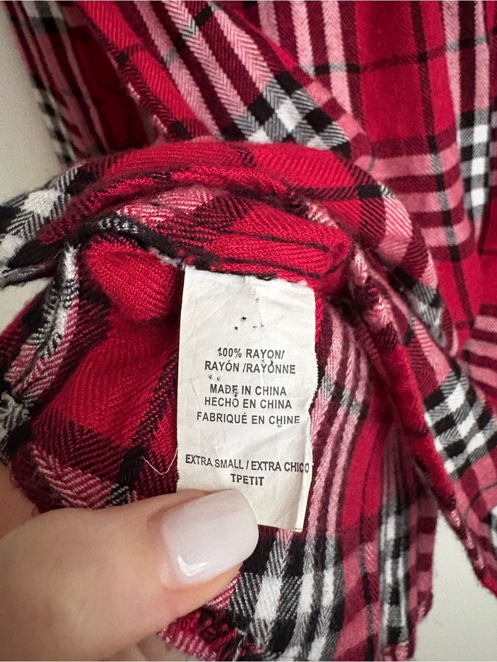 Rails Red Plaid Button-Down Shirt for Girls - Picture 9 of 9